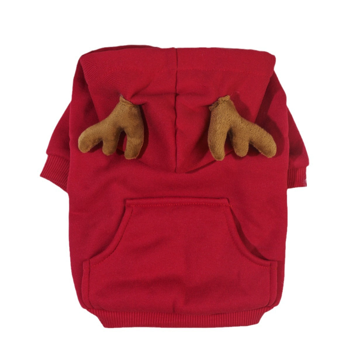 Cross-border hot-selling christmas pet clothes - universal antler sweatshirt for dogs and cats - creative apparel, cat reindeer cosplay costume